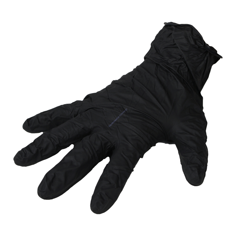 Rękawiczki nitrylowe 100 szt Czarne